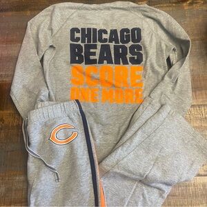 Victoria’s Secret PINK Vintage Y2K NFL Chicago bears gray sweatsuit set outfit